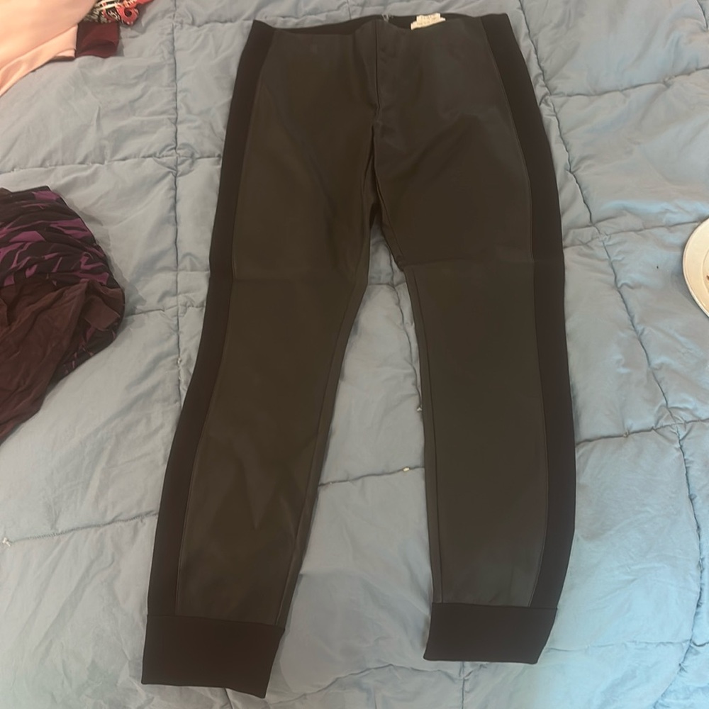 Black leather pants!